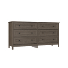 Cômoda Ditália 6 Gavetas Dm-230 Slate Grey