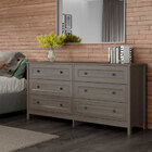 Cômoda Ditália 6 Gavetas Dm-230 Slate Grey