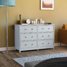 Cômoda Ditália 6 Gavetas Dm-234 Cinza