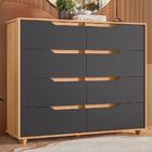 Cômoda Doble 8 Gavetas - Móveis Albatroz