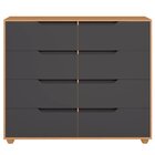 Cômoda Doble 8 Gavetas - Móveis Albatroz