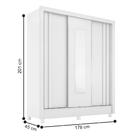 Cômoda E Guarda Roupa Chelsea Branco