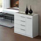 Cômoda E Guarda Roupa Chelsea Branco