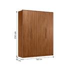 Cômoda E Guarda Roupa Nice Nogueira Touch