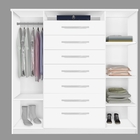 Comoda e Roupeiro Mega 2 Portas Branco
