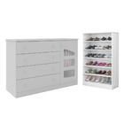 Cômoda E Sapateira Infantil Agatha Branco