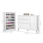 Cômoda E Sapateira Infantil André Branco