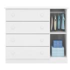 Cômoda E Sapateira Infantil Mirella Branco