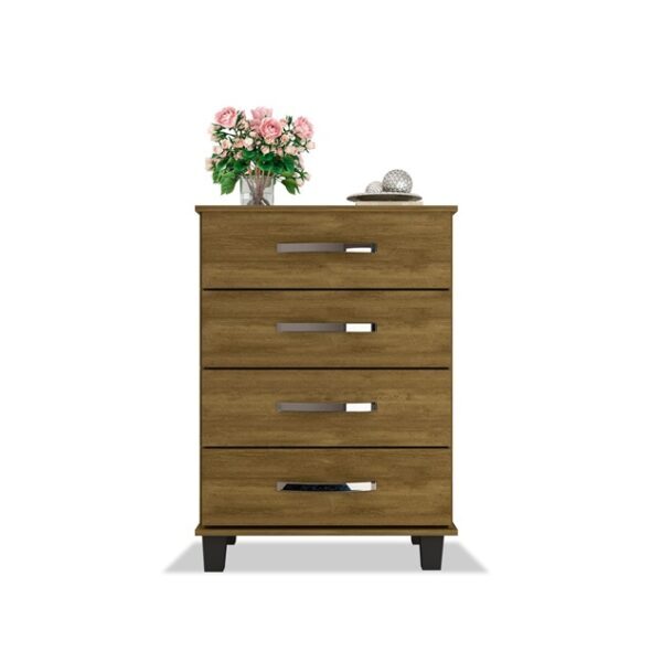 Cômoda Eccos 4 Gavetas Imbuia - Fabri Móveis