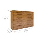 Cômoda Elegance 8 Gv Ipê