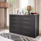 Cômoda Elegance 8 Gv Preta