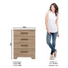 Cômoda Ella 4 Gavetas - Móveis Henn