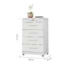 Cômoda Emas 5 Gv Branca