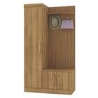 Cômoda Eras 100cm 3 Portas 2 Ganchos Nature Tana Decor