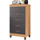 Cômoda Esmeralda 5 Gavetas - Móveis Albatroz