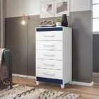 Cômoda Esmeralda Multiflex Azul Matte - Albatroz