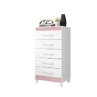 Cômoda Esmeralda Multiflex Rosa Matte - Albatroz