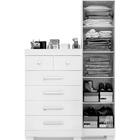 Cômoda Espelho 6 Gavetas Com Sapateira Carol Acp Móveis Mel/o