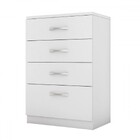 Cômoda Estelí 4 Gavetas Branco - Pnr Móveis