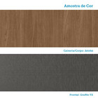 Cômoda Estilo 4 Gavetas E 1 Porta Com Espelho - Santos Andirá