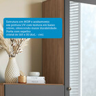 Cômoda Estilo 4 Gavetas E 1 Porta Com Espelho - Santos Andirá