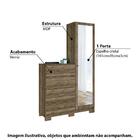 Cômoda Estilo Com 1 Porta, Espelho E Pés - Demolição