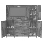 Cômoda Estrela Amadeirado - Rv Móveis