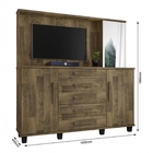 Cômoda Estrela Amadeirado - Rv Móveis