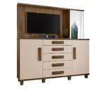 Cômoda Estrela Freijó Com Off White - Rv Móveis