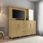 Cômoda Estrela Multifuncional Com Gavetas Sapateira E Painel