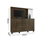 Cômoda Estrela Noce - Rv Móveis