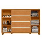 Cômoda Evidenza 2 Portas E 4 Gavetas Flex - Móveis Albatroz