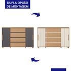 Cômoda Evidenza 2 Portas E 4 Gavetas Flex - Móveis Albatroz