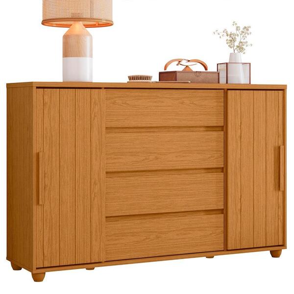 Cômoda Evidenza 2 Portas E 4 Gavetas Flex - Móveis Albatroz