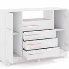 Cômoda F262-br 2 Portas 4 Gavetas - Branco