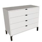 Cômoda Falkk Queens 4 Gavetas Branco