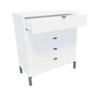 Cômoda Falkk Queens 5 Gavetas Branco