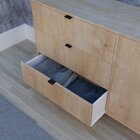 Cômoda Falkk Queens 6 Gavetas Amadeirado