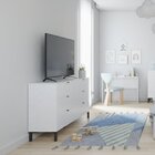 Cômoda Falkk Queens 6 Gavetas Branco