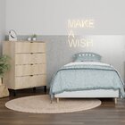 Cômoda Falkk Queens Alta 4 Gavetas Amadeirado