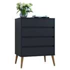 Cômoda Fiori 4 Gv Preta