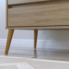 Cômoda Fiori Hanover 4 Gavetas Com Pés Palitos Em Madeira Mac