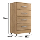 Comoda Flavia 4 gavetas