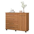 Cômoda Flora E Guarda Roupa Dalila 32215 Amendola Off White F