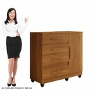 Cômoda Florença 1 Porta 4 Gavetas Benetil Cinamomo