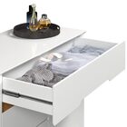 Cômoda Flow Branco/freijó - Ej Móveis