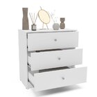 Cômoda Gandu 3 Gavetas Benfácil Branco