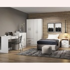 Cômoda Gaveteiro 4 Gavetas Com Porta E Prateleira Branca