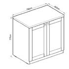 Cômoda Genialflex Infinity 2 Portas Branco em MDF