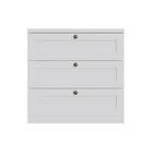 Cômoda Genialflex Infinity 3 Gavetas 100% Mdf Branco